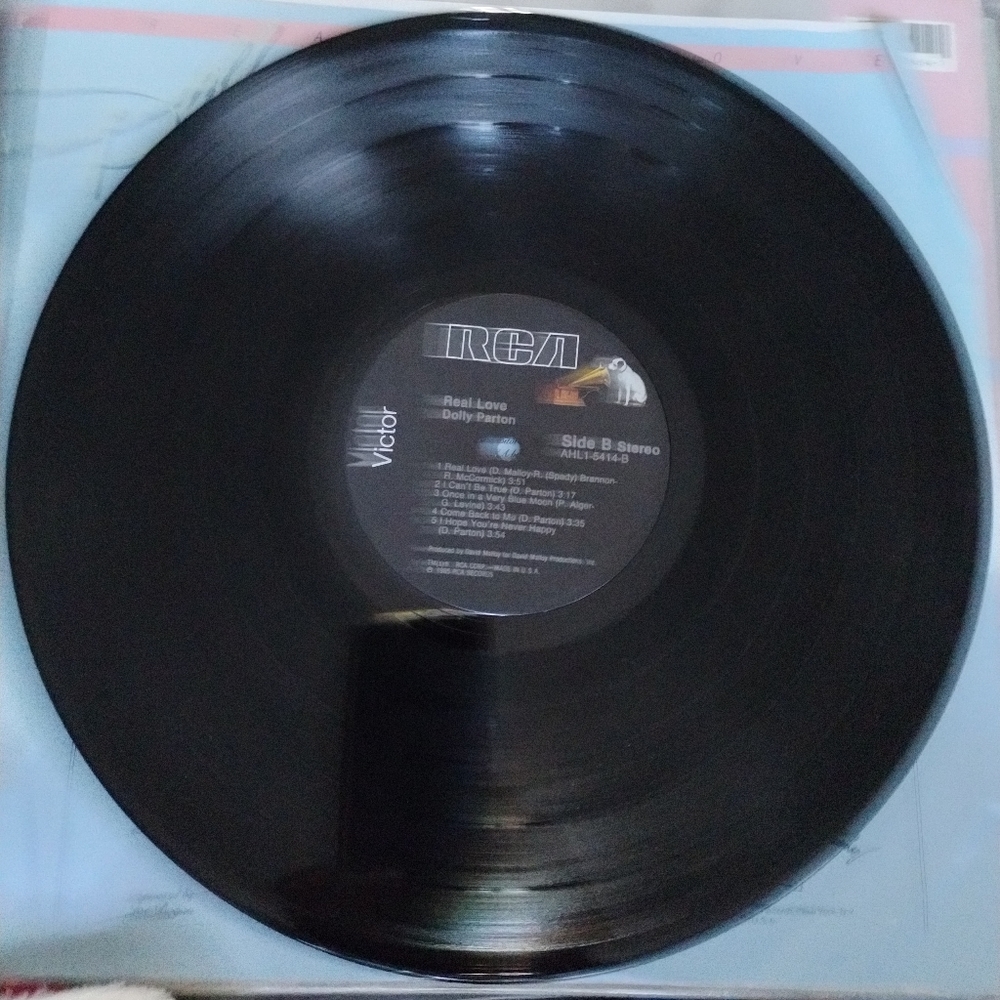 Dolly Parton "Real Love" Vintage Vinyl Record - Picture 3 of 4